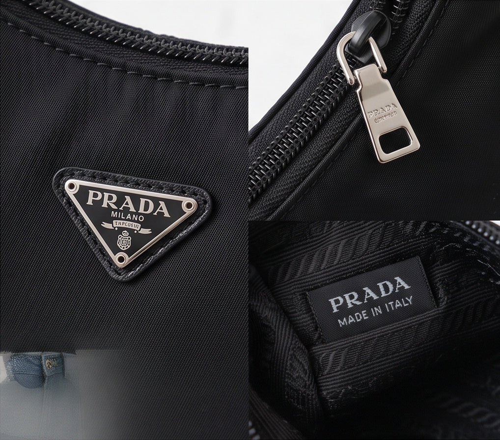 【Y2K大本命】90s-00s PRADA テスートナイロン ミニバッグ 黒 希少モデル