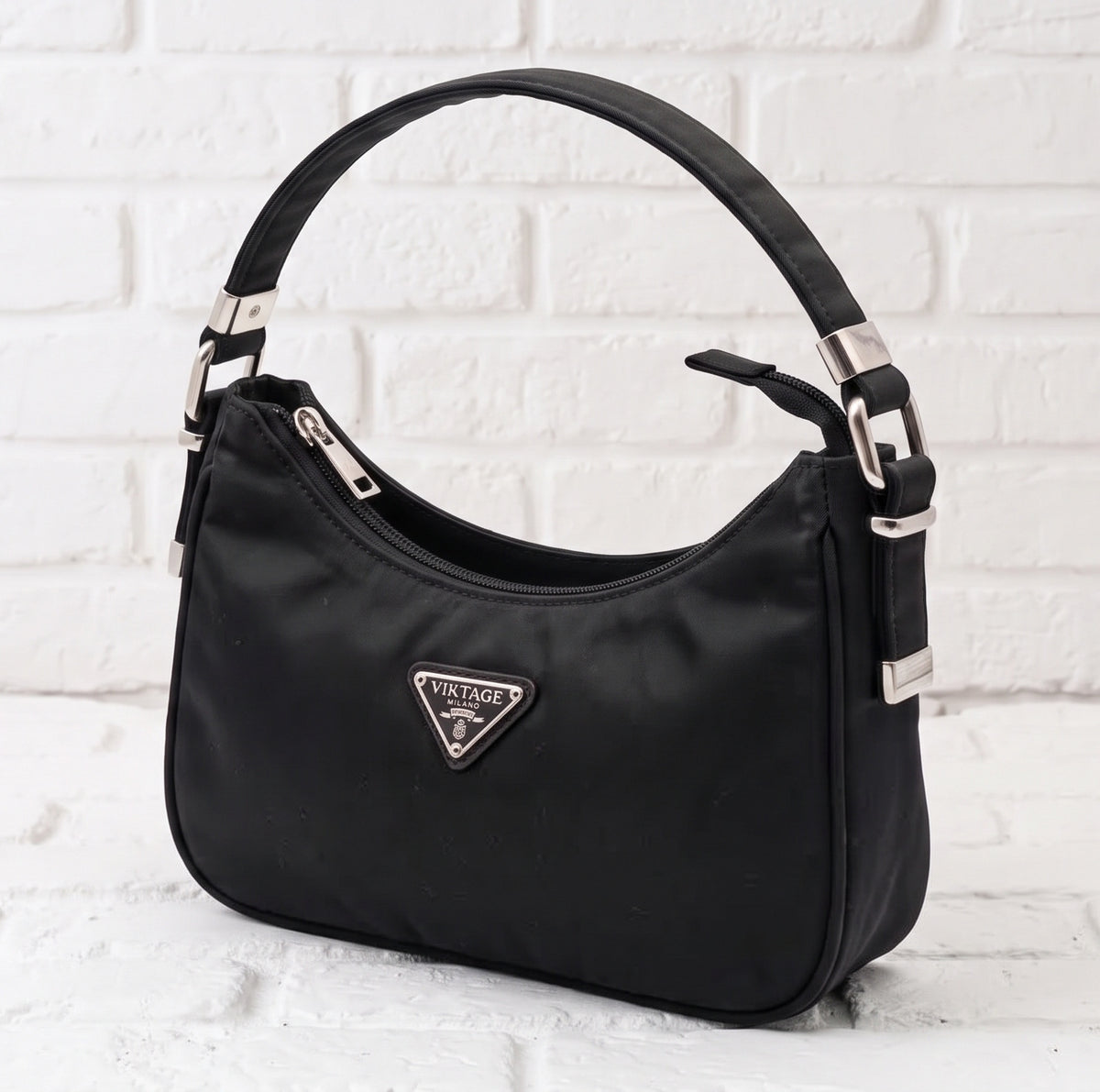 【Y2K大本命】90s-00s PRADA テスートナイロン ミニバッグ 黒 希少モデル