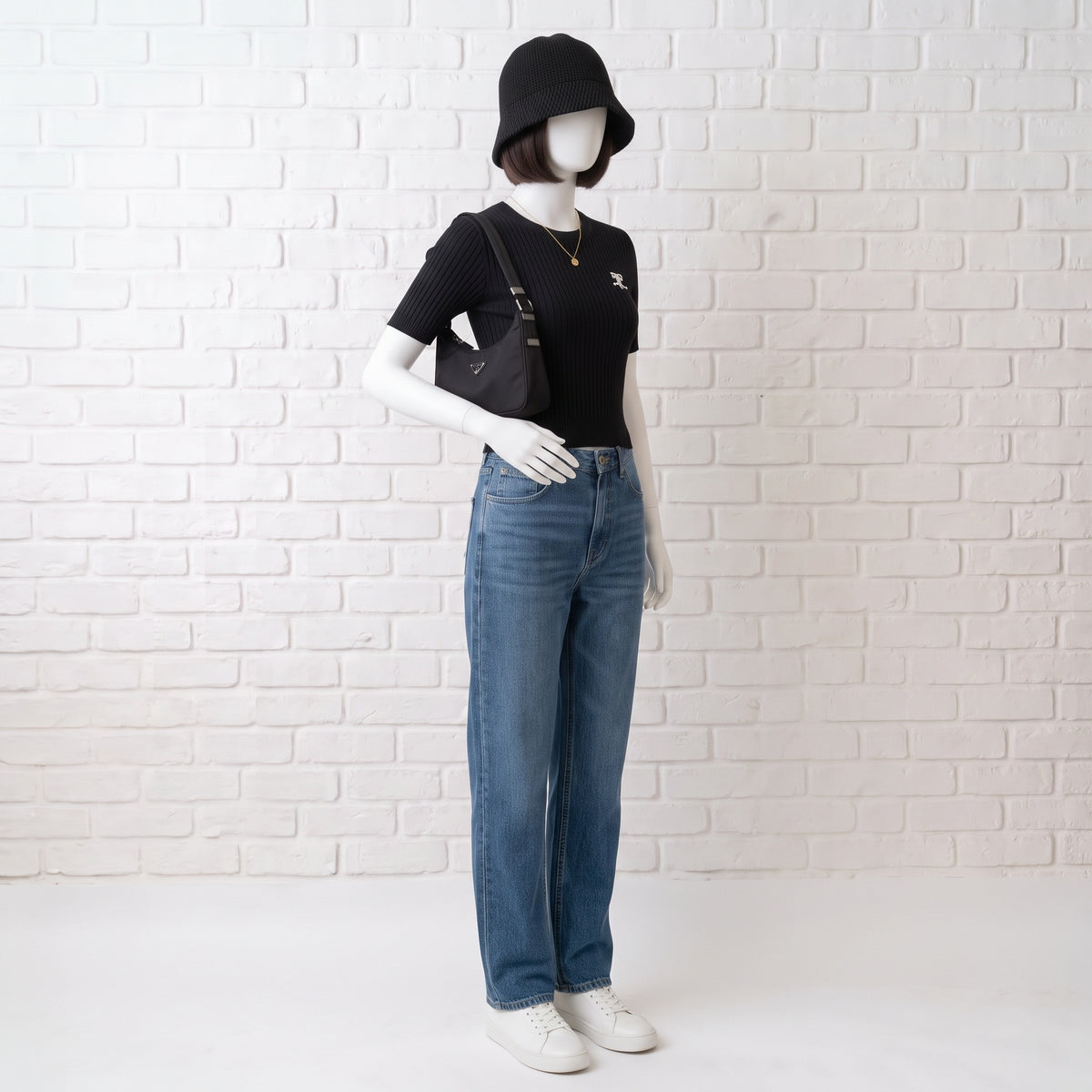【Y2K大本命】90s-00s PRADA テスートナイロン ミニバッグ 黒 希少モデル